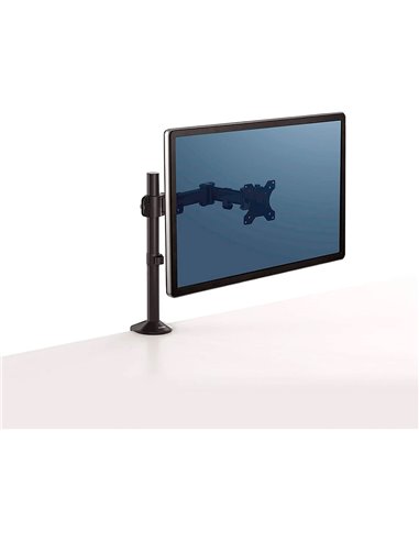Bras porte ecran fellowes simple reflex pivote 180 degres jusqua 10kg 533x111x609mm.
