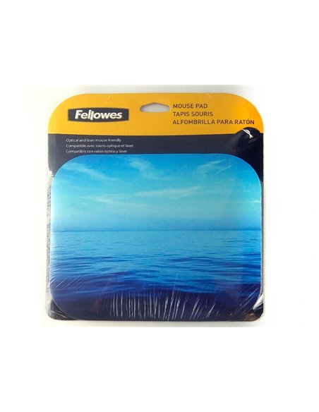 Tapis souris fellowes optique et laser recycle ocean.