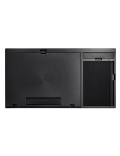 Support q-connect ordinateur portable tapis de souris et support telephone 7 reglages en hauteur coloris noir. 2