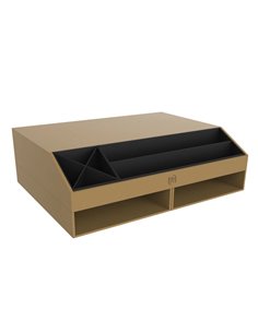 Support ecran savana oxford reglable 2 compartiments carton recycle. 2