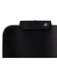 Tapis souris q-connect gaming lumiere led connection usb 350x250x3mm coloris noir. 2