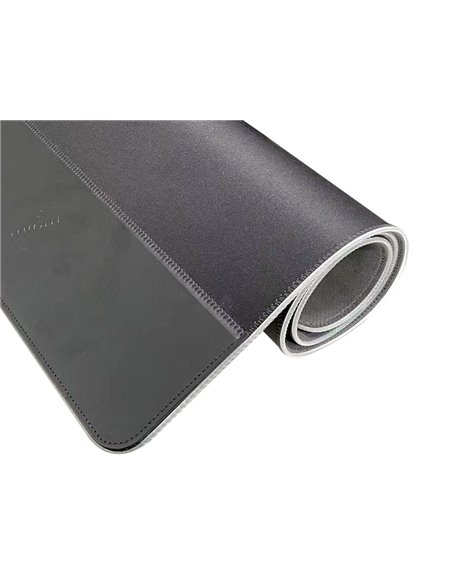 Tapis souris q-connect gaming chargeur sans fil et lumiere rvb 800x300x4mm coloris noir.