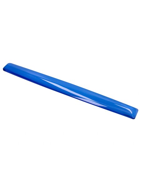 Repose-poignets q-connect gel pour clavier 525x58x17mm coloris bleu.