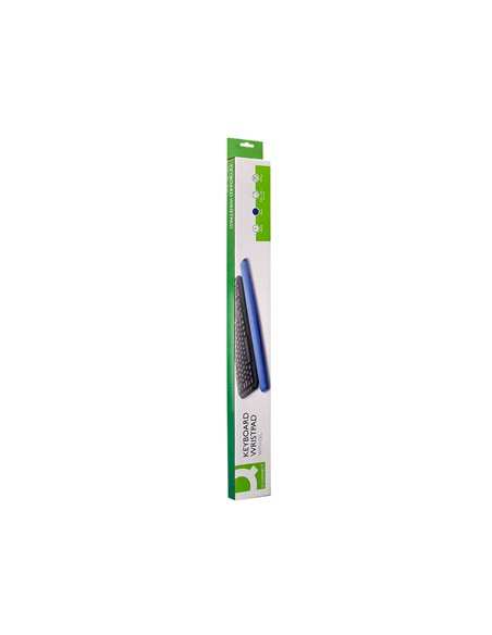 Repose-poignets q-connect gel pour clavier 525x58x17mm coloris bleu.