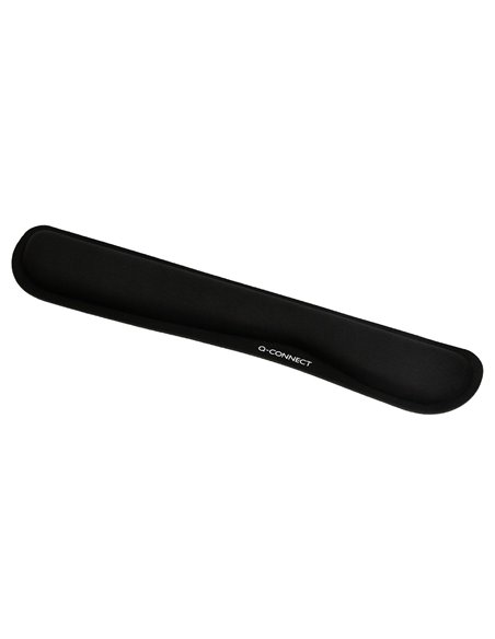 Repose-poignets q-connect memory foam clavier 460x85x25mm coloris noir.
