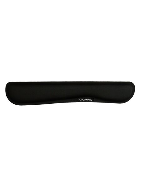 Repose-poignets q-connect memory foam clavier 460x85x25mm coloris noir.