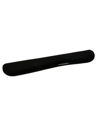 Repose-poignets q-connect memory foam clavier 460x85x25mm coloris noir.