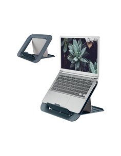 Support ordinateur portable leitz ergo cosy reglable coloris gris.