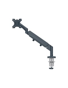 Bras porte-ecran leitz simple faible encombrement coloris gris.