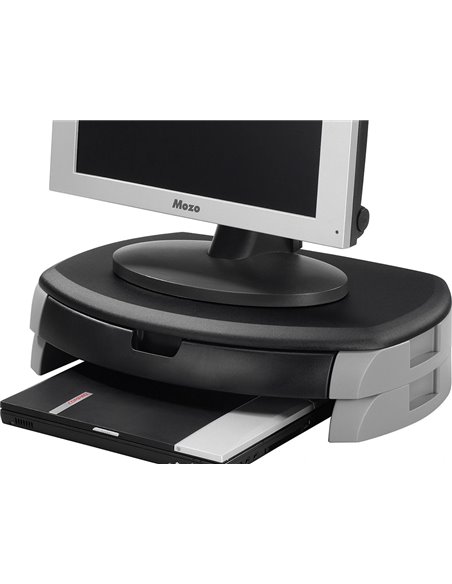 Support moniteur lcd q-connect crt imprimantes 583x335x120mm poids 2.7kg.