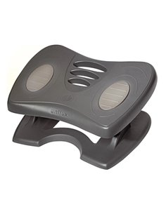 Repose-pieds unilux nymphea abs patins antidérapants inclinable hauteur réglable 42x32cm.