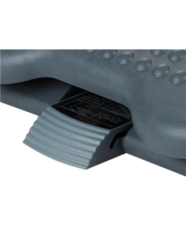 Repose-pieds q-connect réglable premium 460x340mm.