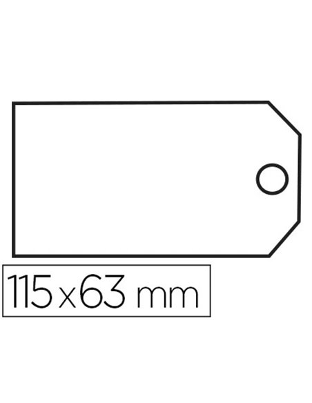 Étiquette américaine apli agipa 63x115mm pré-imprimée ficelle individuelle 250mm carnet 10 unités.