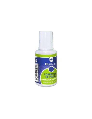 Correcteur liquide Bismark 16 ml - Séchage rapide - Applicateur pinceau - Format compact