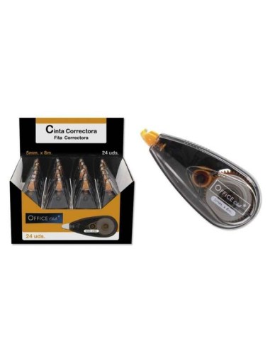 Ruban correcteur Office Club 5 mm x 8 m - Corps transparent - Forme ergonomique