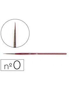 Pinceau liderpapel bois virole chromée aquarelle nº0.