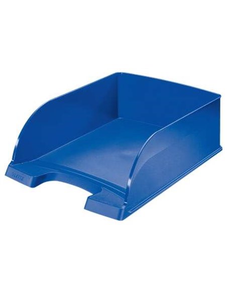 Bac à documents grande capacité Leitz Plus Jumbo - Format A4 vertical - Jusqu'à 8 unités empilables - Bleu