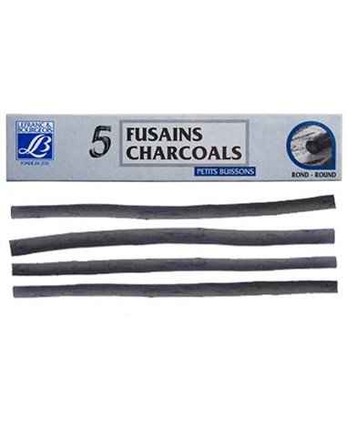 Fusain lefranc bourgeois rond mi-dur étui 5 unités.