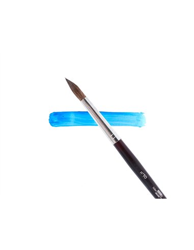 Pinceau liderpapel bois virole chromée aquarelle nº10.