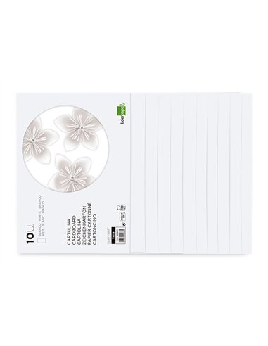 Bloc papier dessin liderpapel 240x315mm 180g/m2 10f coloris blanc.