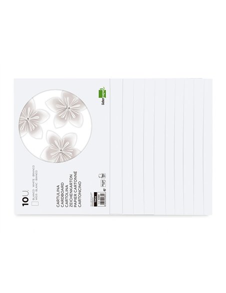 Bloc papier dessin liderpapel 240x315mm 180g/m2 10f coloris blanc.