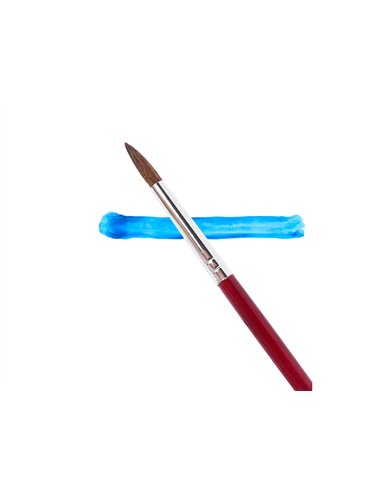 Pinceau liderpapel bois virole chromée aquarelle nº8.