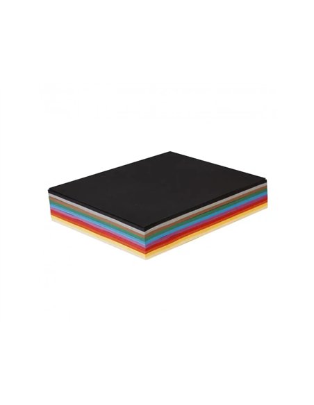 Papier dessin clairefontaine tulipe 25x32,5cm 160g coloris assortis 250 feuilles.