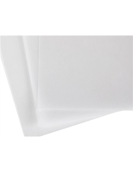 Papier végétal liderpapel calque haute transparence surface régulière satinée 90g/m2 a3 297x420mm.