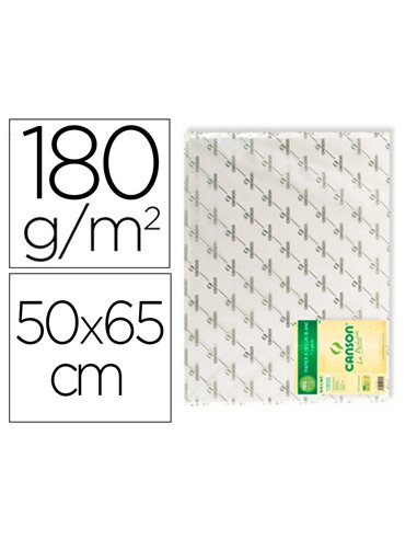 Papier dessin canson c a grain crayon encre gouache feutre 180g feuille 50x65cm.