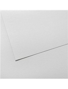Feuille de papier a grain 50x65 224g blanc.