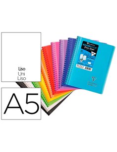 Carnet de dessin koverbook a5 2 rabats pochette couleurs assorties 14,8x21 cm blanc 125 g 100 pages.