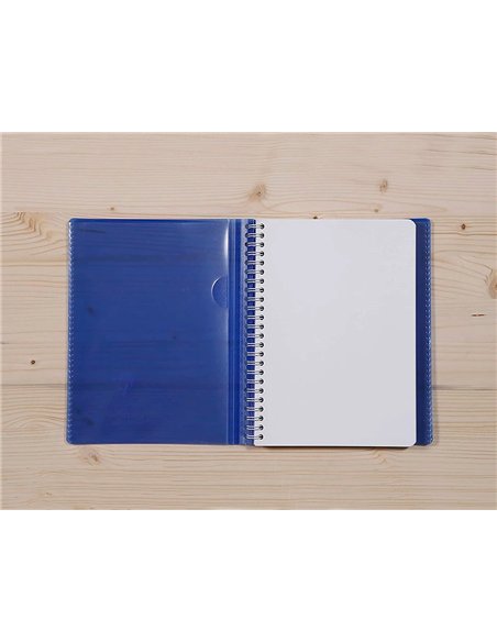 Carnet de dessin koverbook a5 2 rabats pochette couleurs assorties 14,8x21 cm blanc 125 g 100 pages.