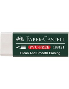 Gomme en plastique sans PVC Faber-Castell 7081 N - Effacement propre et facile