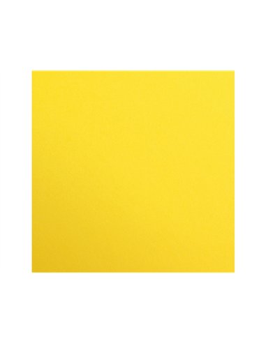 Feuille papier clairefontaine maya 270g 500x700mm coloris jaune soleil paquet 25 unites.