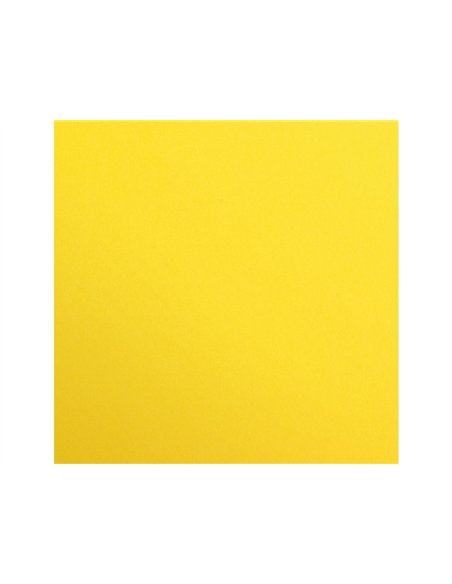 Feuille papier clairefontaine maya 270g 500x700mm coloris jaune soleil paquet 25 unites.