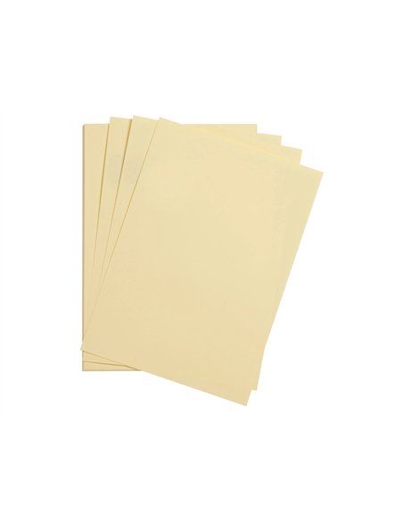 Feuille papier clairefontaine maya 270g 500x700mm coloris chamois paquet 25 unites.
