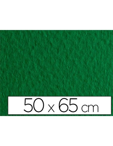 Papier dessin fabriano feuille tiziano 160g 50x65cm unicolore vert billard.