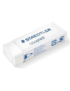 Gomme Staedtler Rasoplast 526 B20 - Effacement de haute qualité - Déchets minimes - Blanc