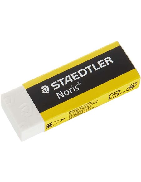 Gomme Staedtler Noris 526 N20 - Haute qualité - Déchet minimal - Blanc