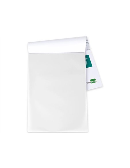 Bloc papier calque liderpapel encollé a3 297x420mm 50 feuilles 90g/m2.