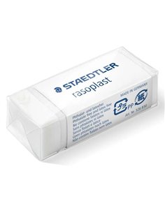 Gomme Staedtler Rasoplast 526 B30 - Effacement de haute qualité - Déchets minimes - Blanc