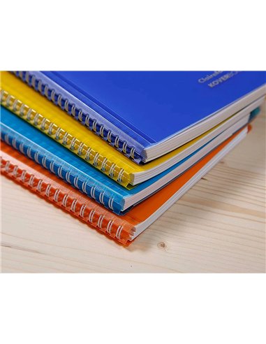 Carnet de dessin koverbook a4 2 rabats pochette couleurs assorties 22,5x29,7 cm blanc 125g 100 pages.