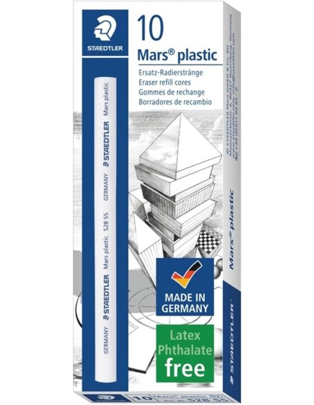 Gomme de rechange en plastique Staedtler Mars pour porte-gomme 528 50