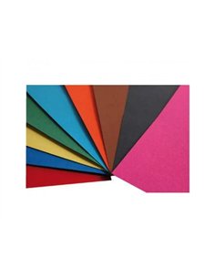 Papier dessin clairefontaine cartoline 50x65cm 130g coloris assortis paquet 25 feuilles.