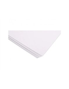 Papier clairefontaine bristol 50x65cm 205g coloris blanc paquet 25 feuilles.