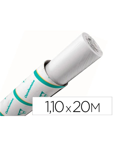 Rouleau papier calque clairefontaine 90/95gr 1,10x20m.