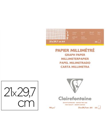 Pap.Milli.21x29.7 90g bloc 971.