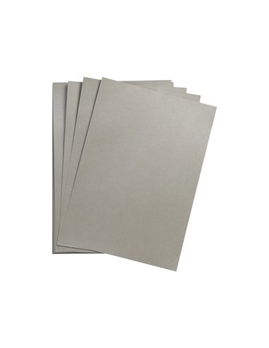 Feuille papier clairefontaine maya 270g 500x700mm coloris argent paquet 25 unites.