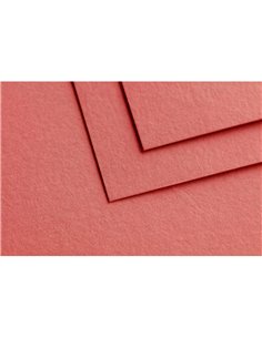 Feuille dessin clairefontaine paint on 500x650mm 250g coloris terracotta paquet 10 unites. 2