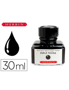 Flacon d'encre j.Herbin perle noir 30ml.
